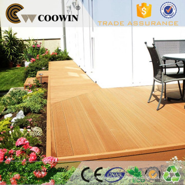 Plancher de terrasse en composite bois-plastique pour terrasse
